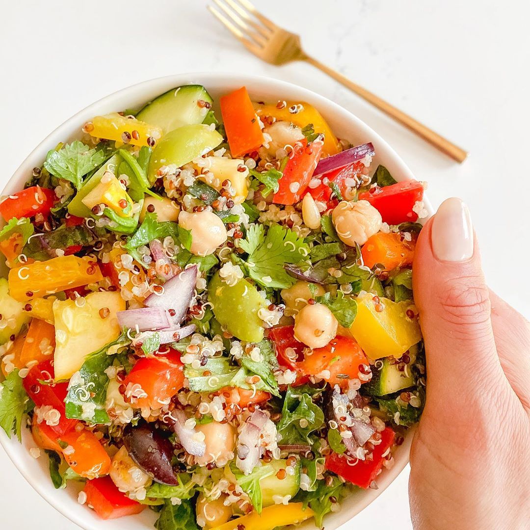 Lemon Chickpea Quinoa Salad