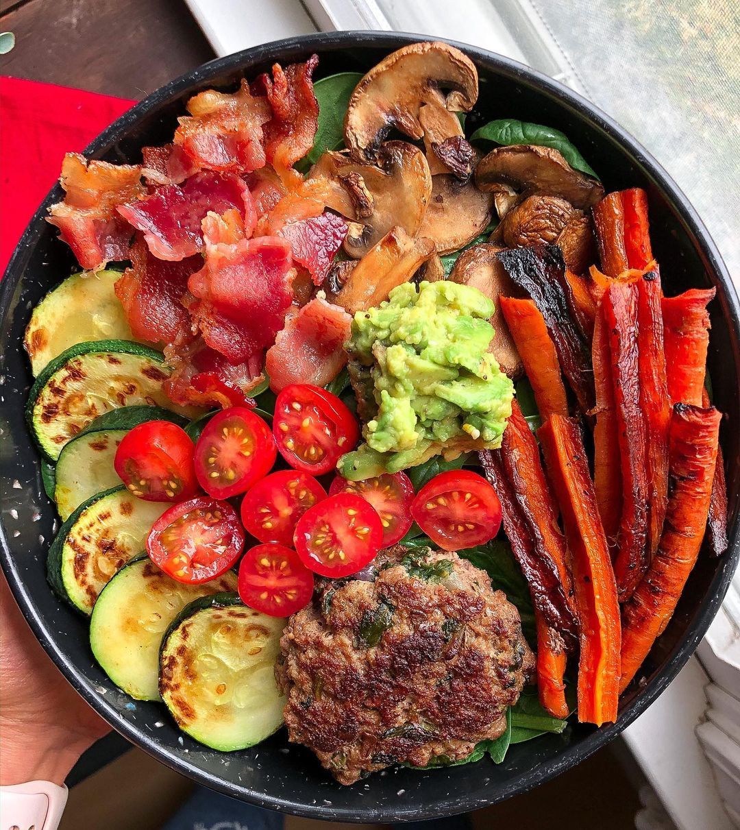 Paleo Gluten-Free Beef Burger Bowl