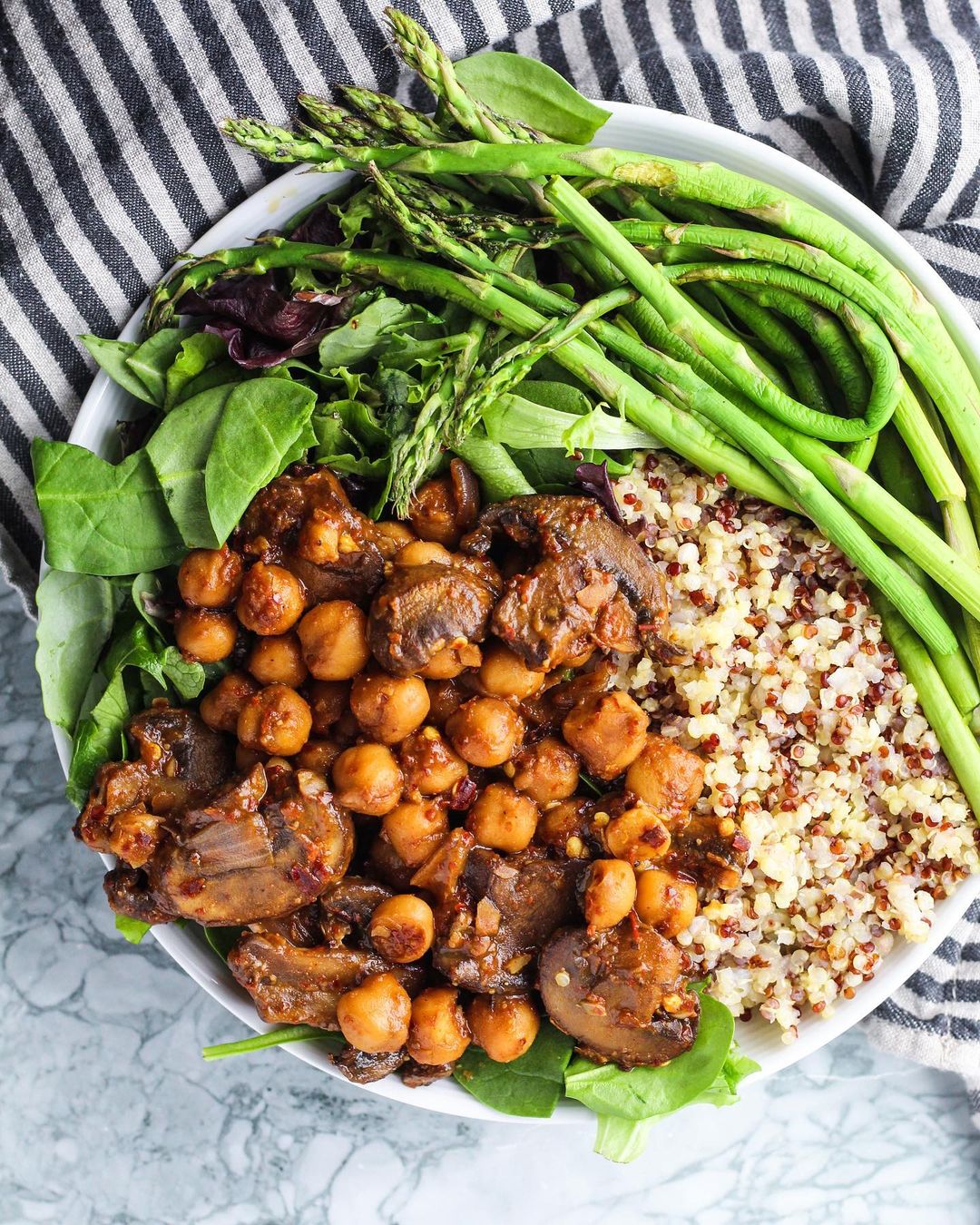 Spicy Almond Miso Chickpeas