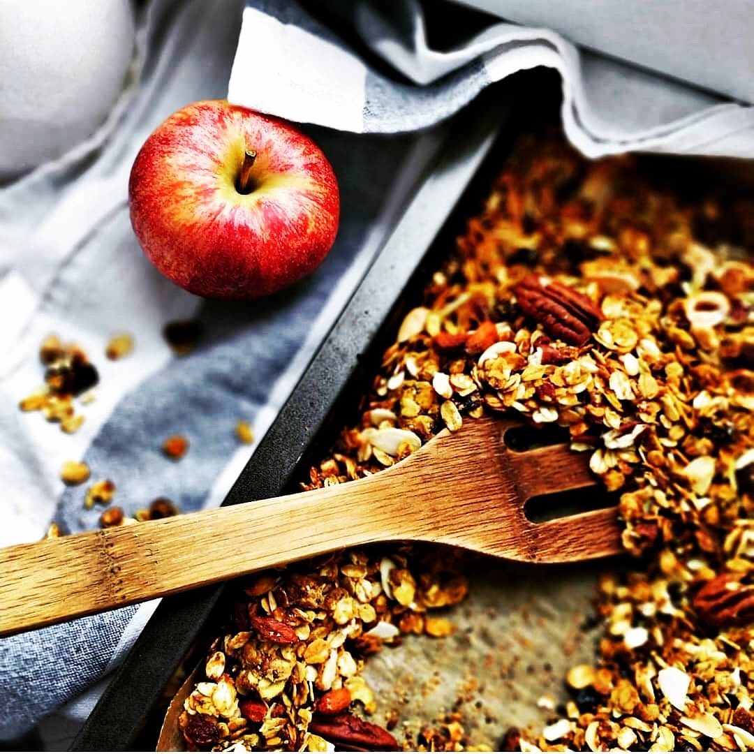 Homemade Healthy Nut Butter Granola