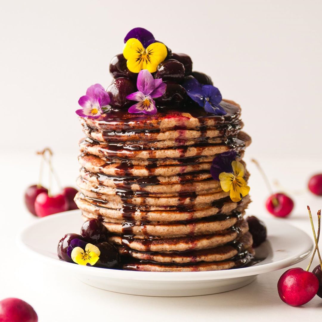 Vegan Wholemeal Pancakes with Almond Milk