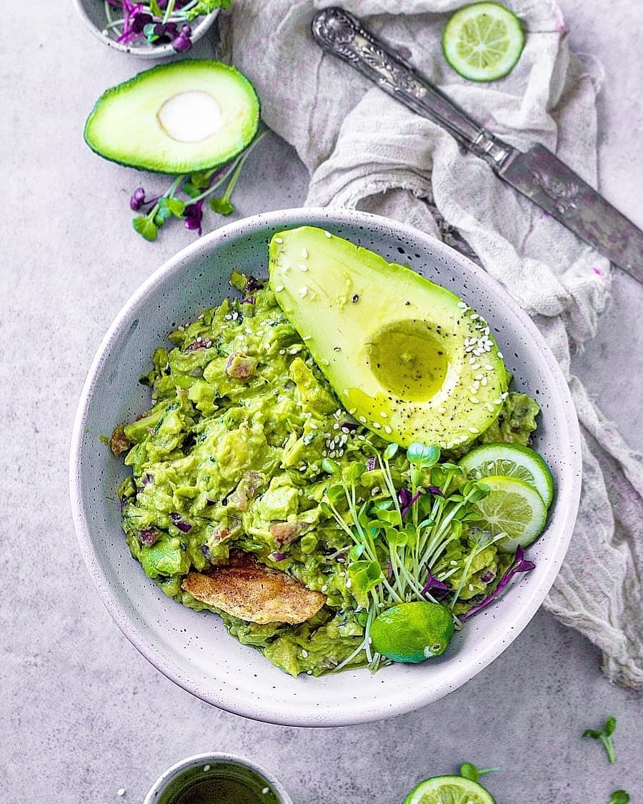 Easy Tasty Guacamole with Fresh Herbs