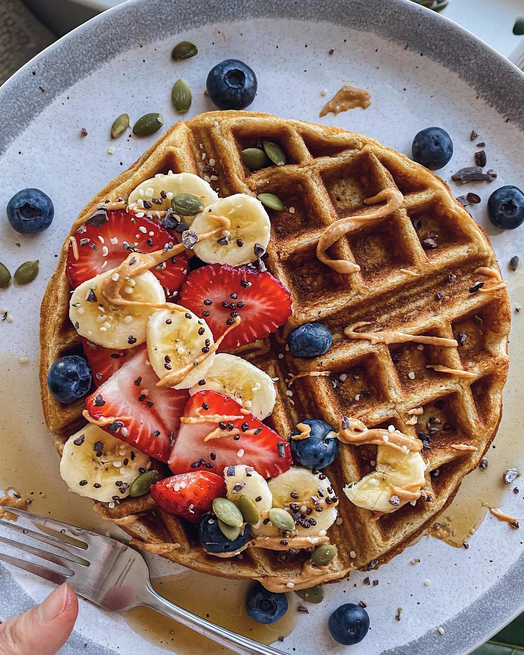 Paleo Sweet Potato Waffle