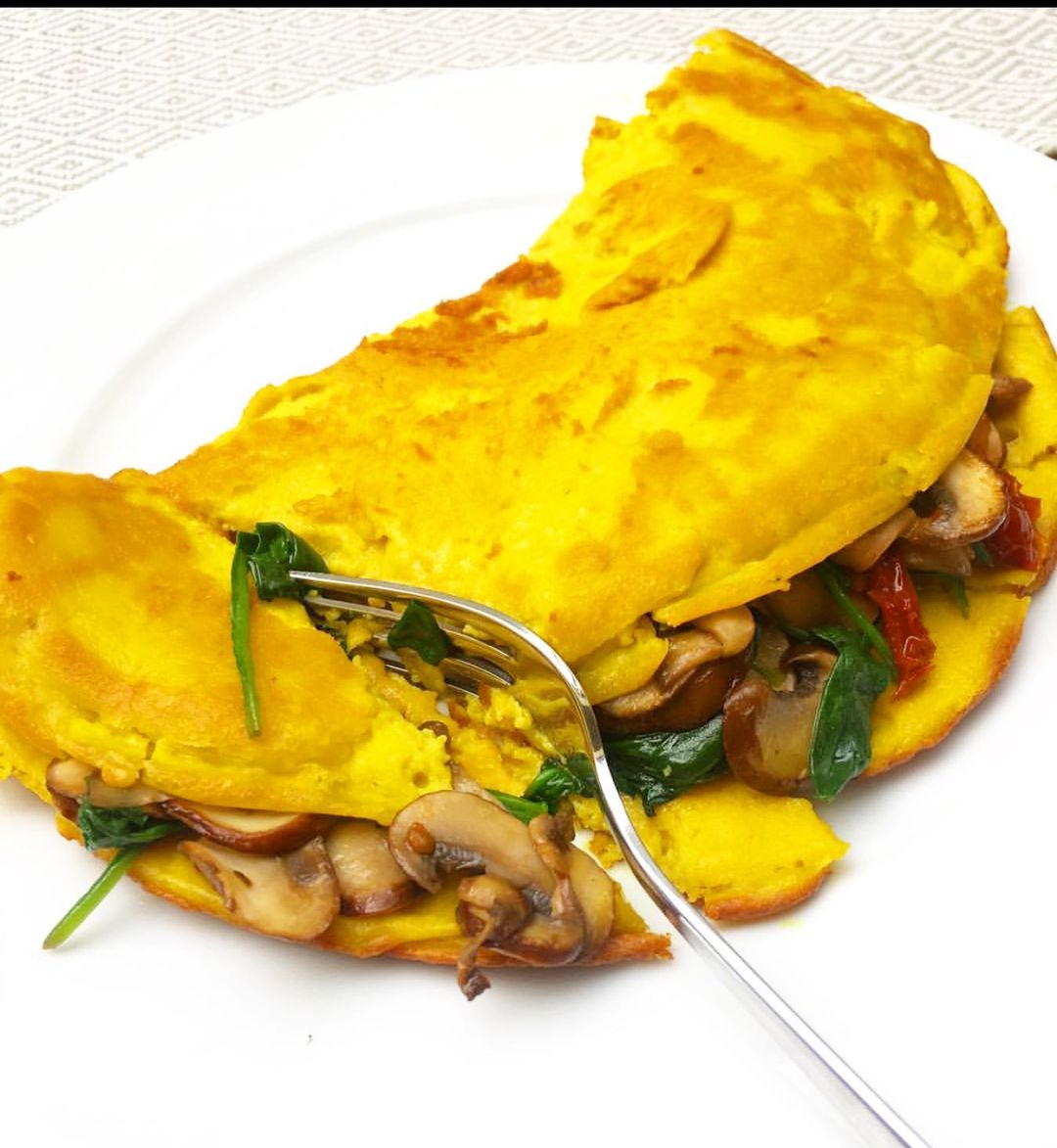 Immune-Boosting Vegan Tofu Omelette