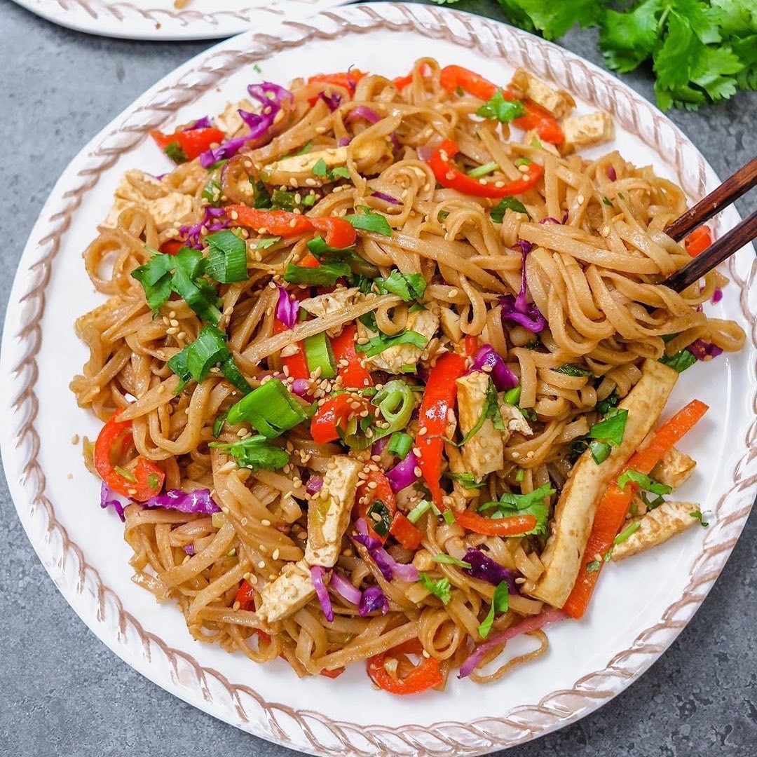 Stir-Fried Peanut Sesame Noodles