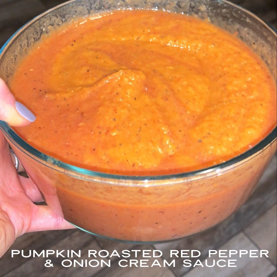 Creamy Pumpkin Roasted Vegetable Pasta Sauce