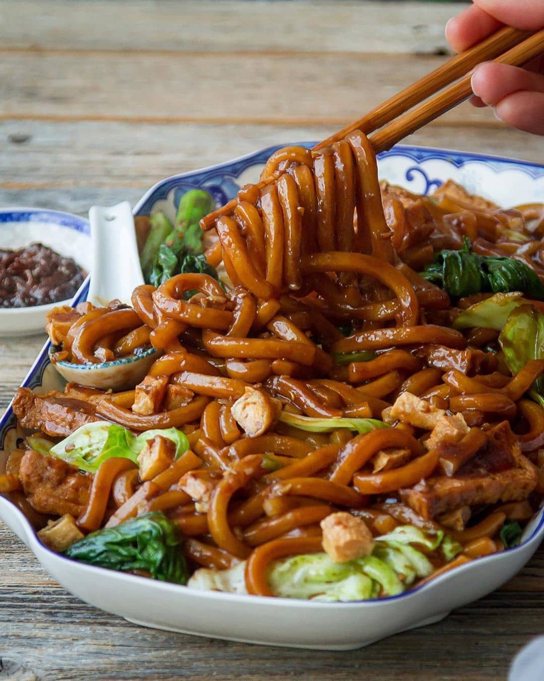 Saucy KL Hokkien Mee Noodle Dish