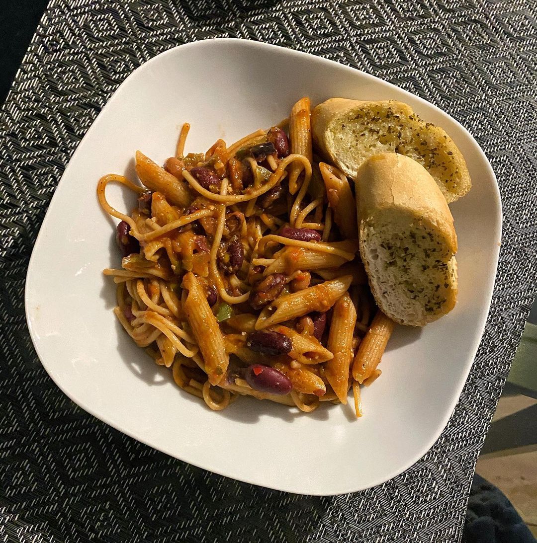 Easy Vegan Beany Pasta with Hidden Veggies