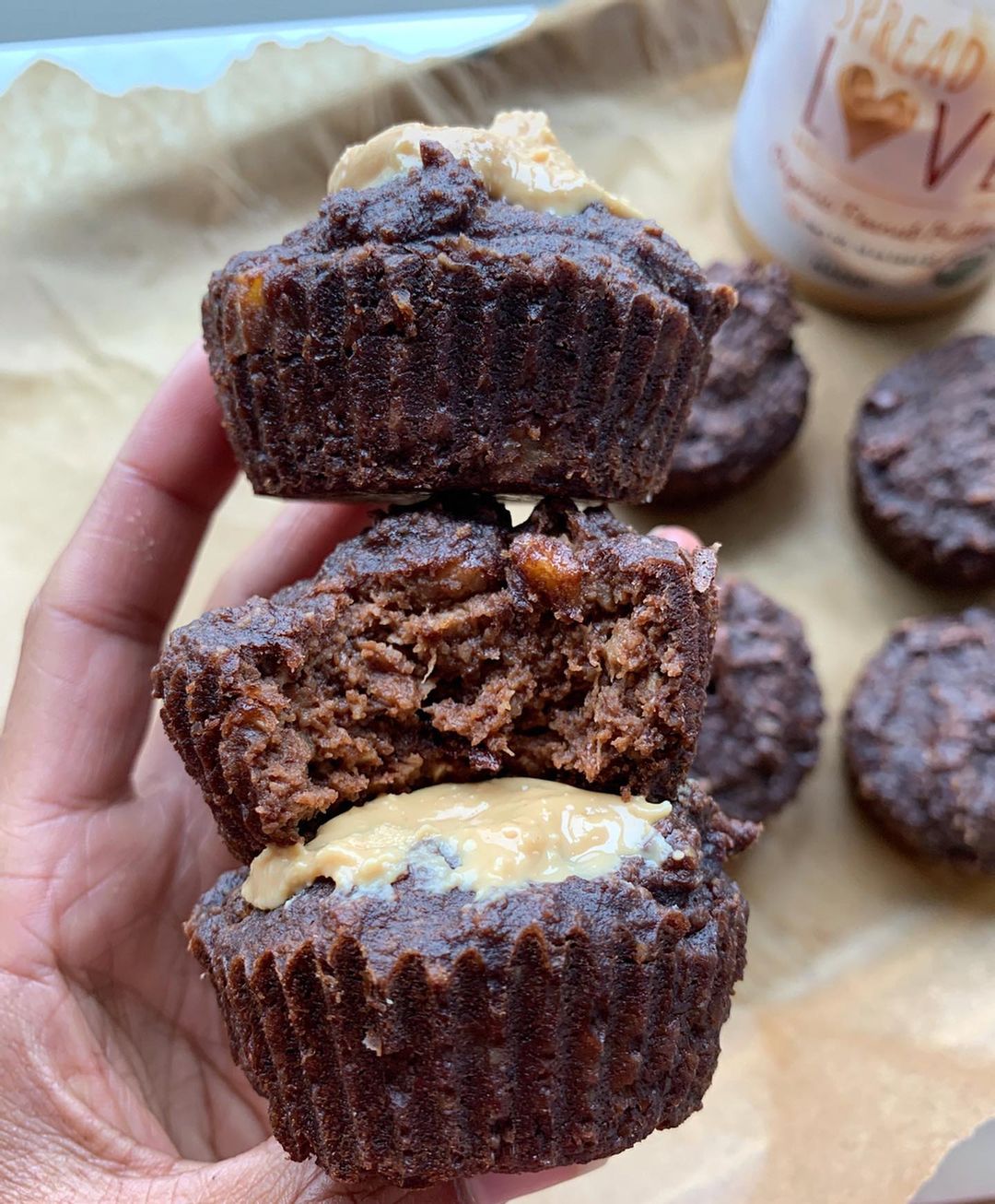 Double Chocolate Superfood Muffins