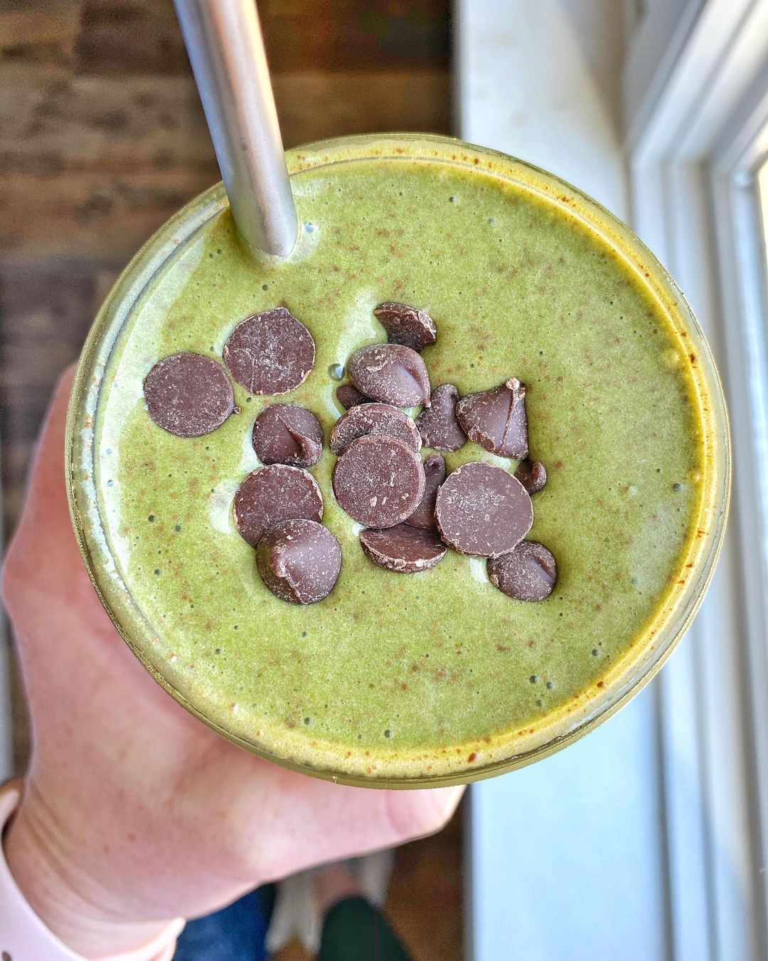 Homemade Healthy Shamrock Shake