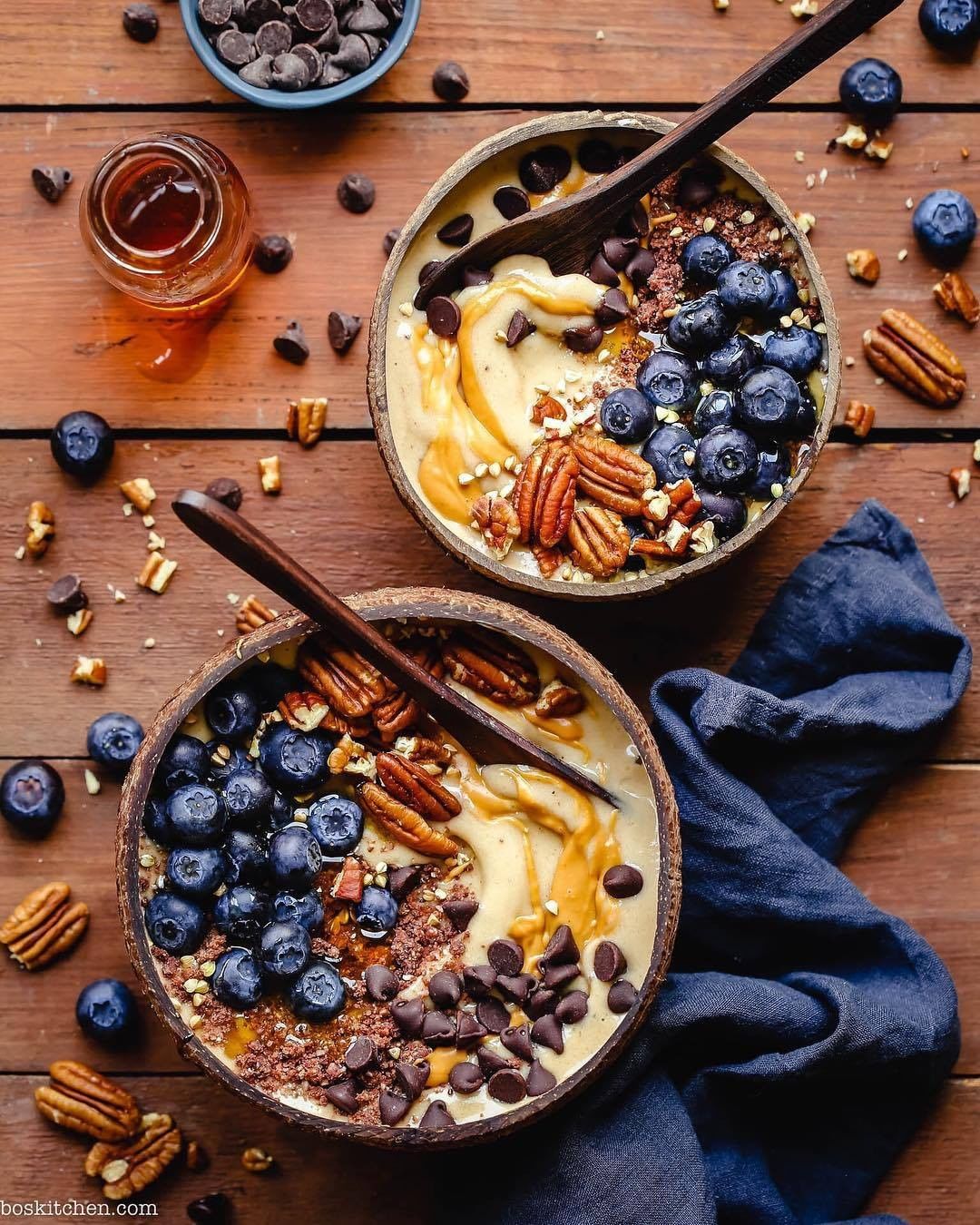 Vanilla Nice Cream Bowls for Breakfast