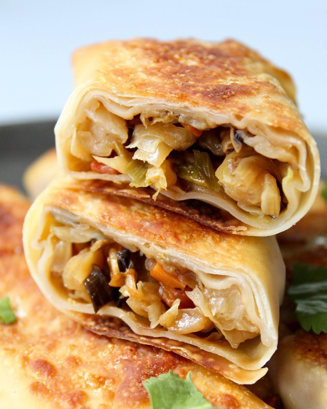 Crispy Baked Vegan Egg Rolls