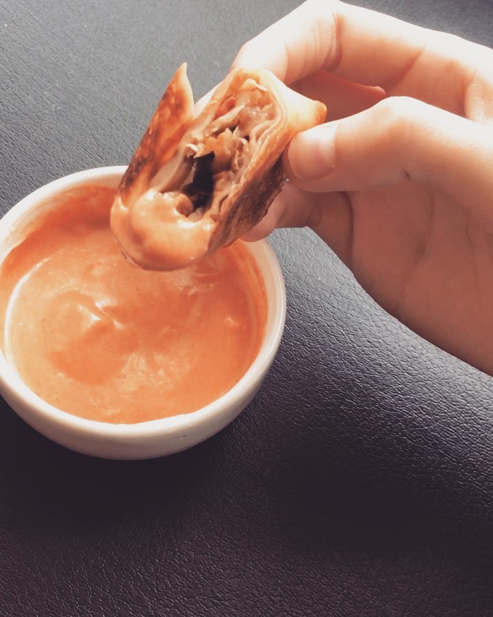 Crispy Baked Vegan Egg Rolls