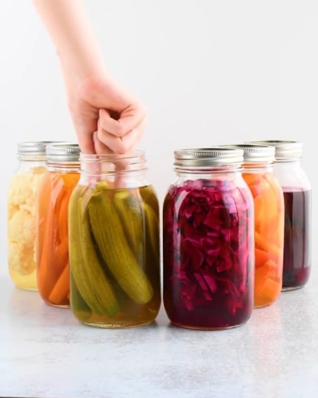 Simple Refrigerator Pickled Vegetables