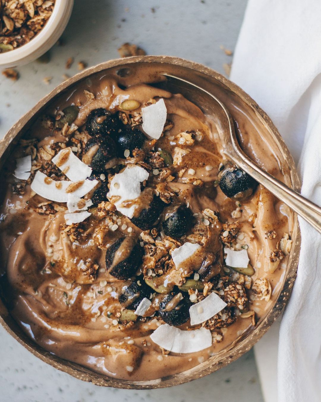 Chocolate Protein Smoothie Bowl