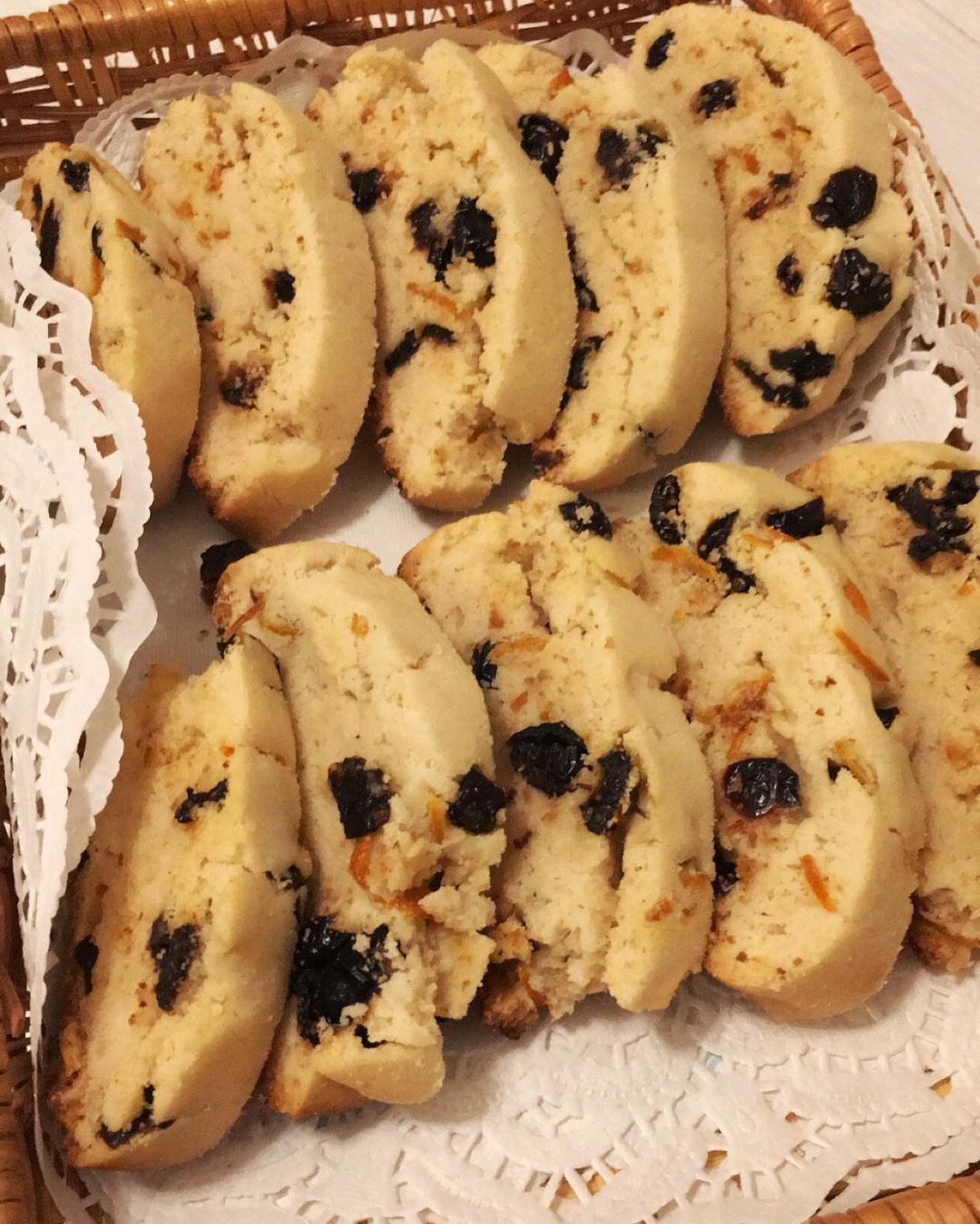 Cranberry and Orange Biscotti