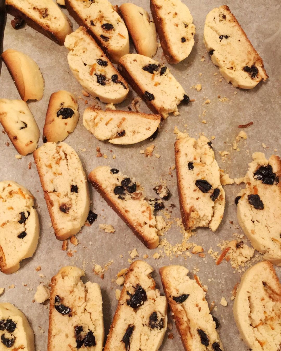 Cranberry and Orange Biscotti