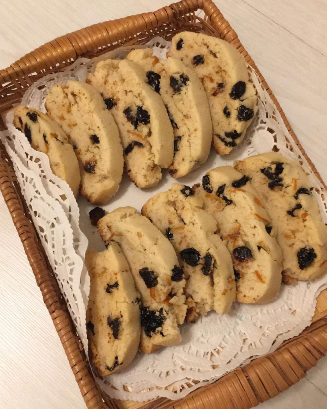 Cranberry and Orange Biscotti