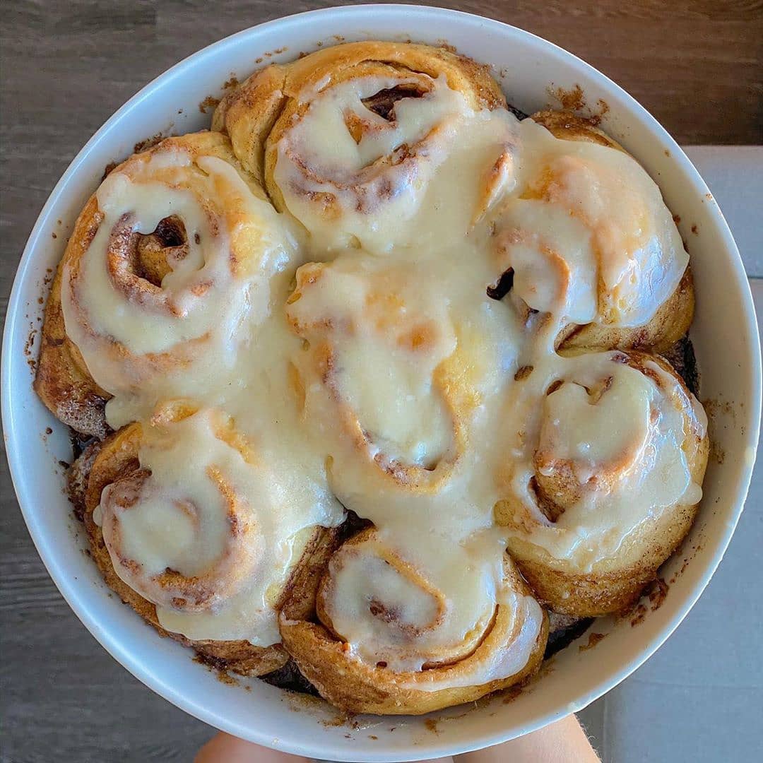 Best Vegan Cinnamon Rolls with Cream Cheese Icing