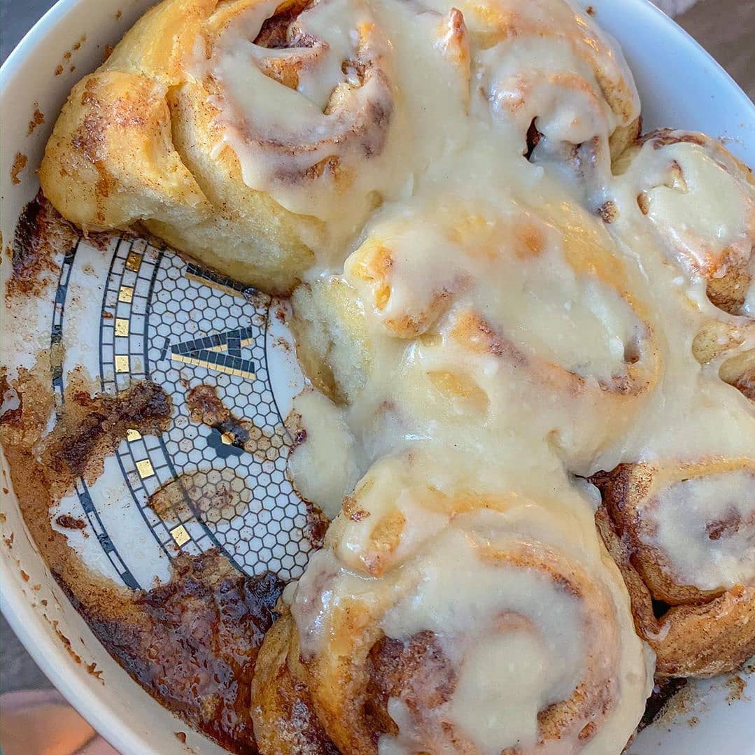 Best Vegan Cinnamon Rolls with Cream Cheese Icing
