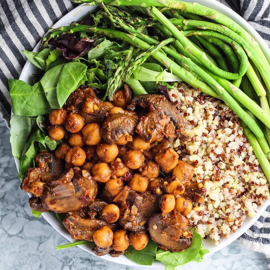Spicy Almond Miso Chickpeas