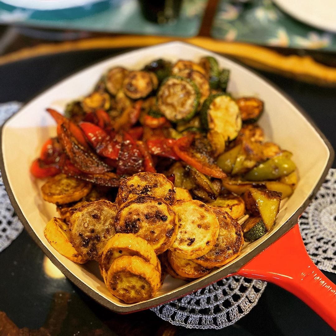 Easy Aachari Grilled Vegetable Medley