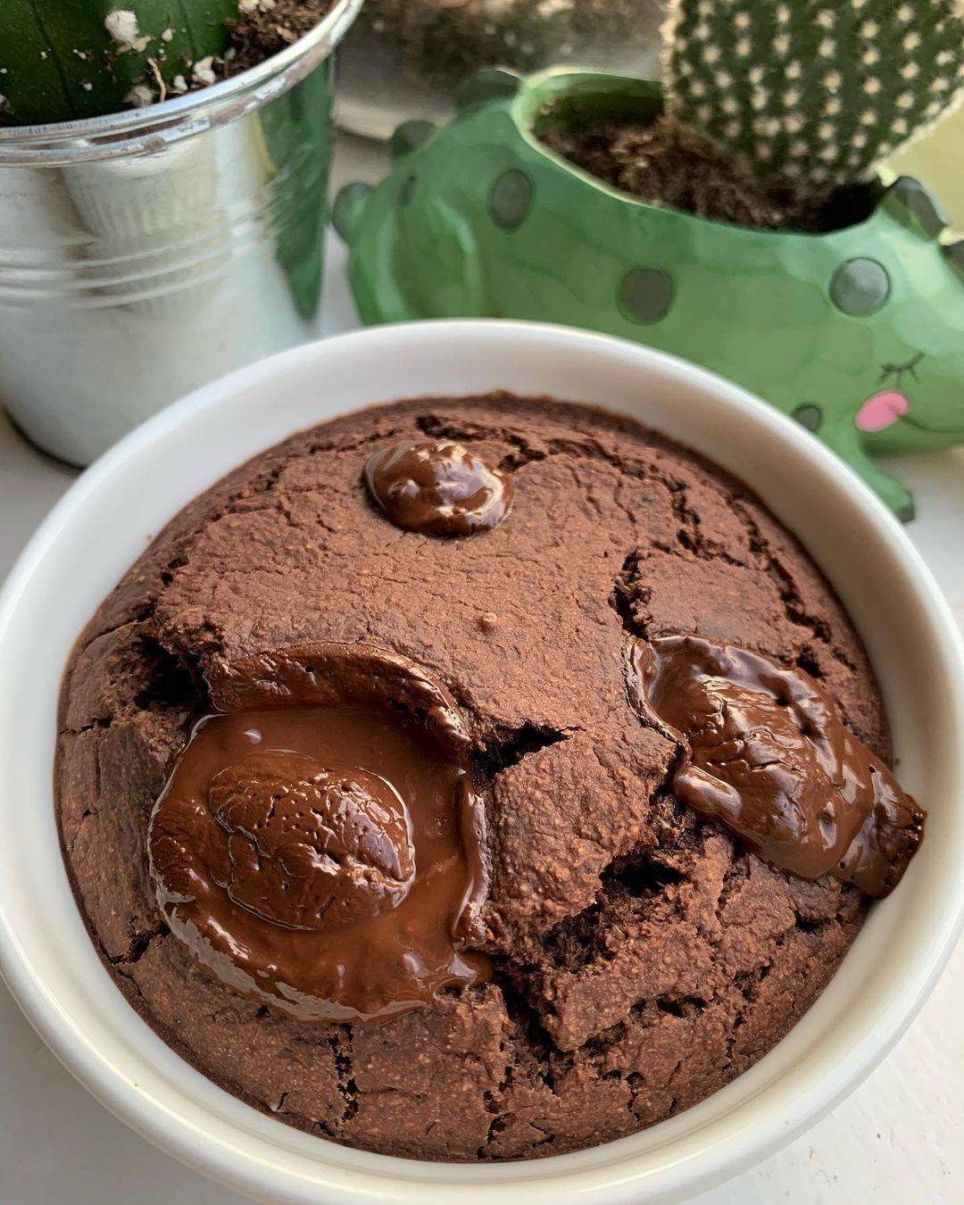 Vegan Chocolate Peanut Butter Baked Oats