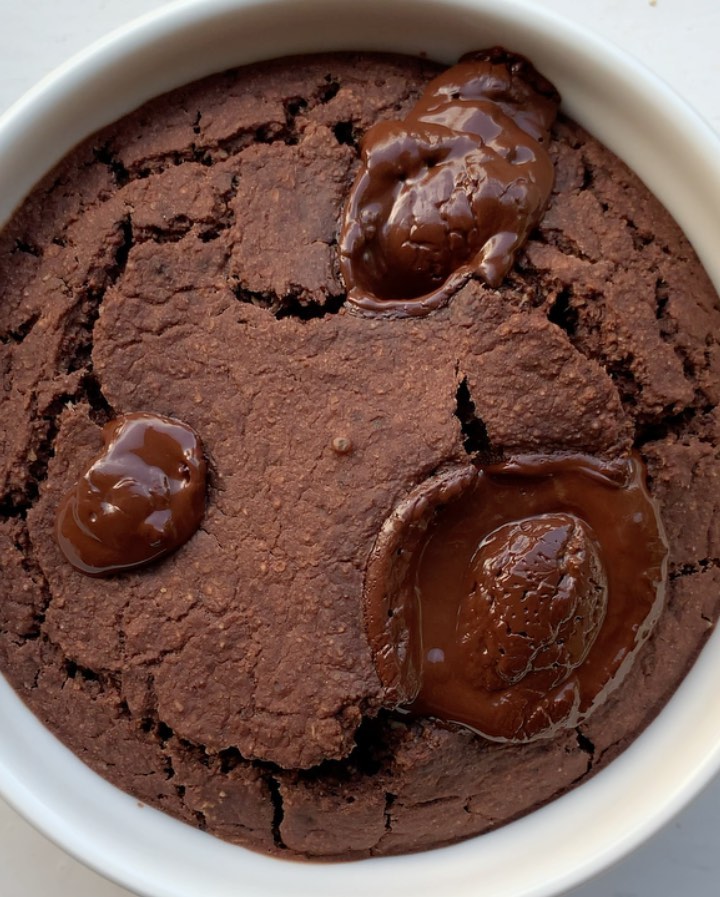 Vegan Chocolate Peanut Butter Baked Oats
