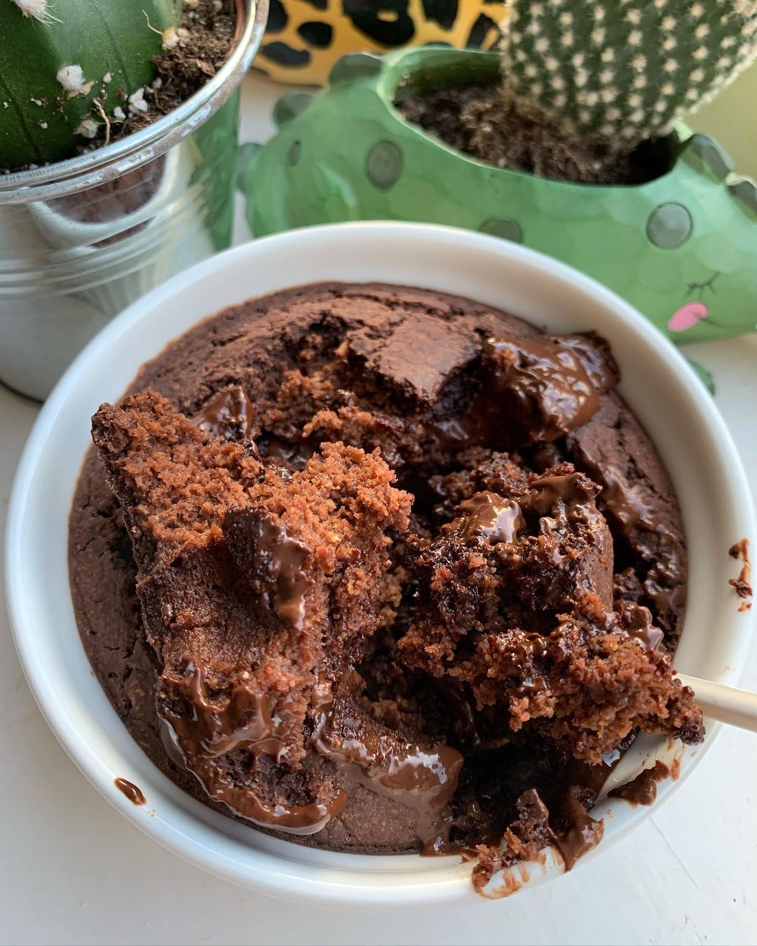 Vegan Chocolate Peanut Butter Baked Oats