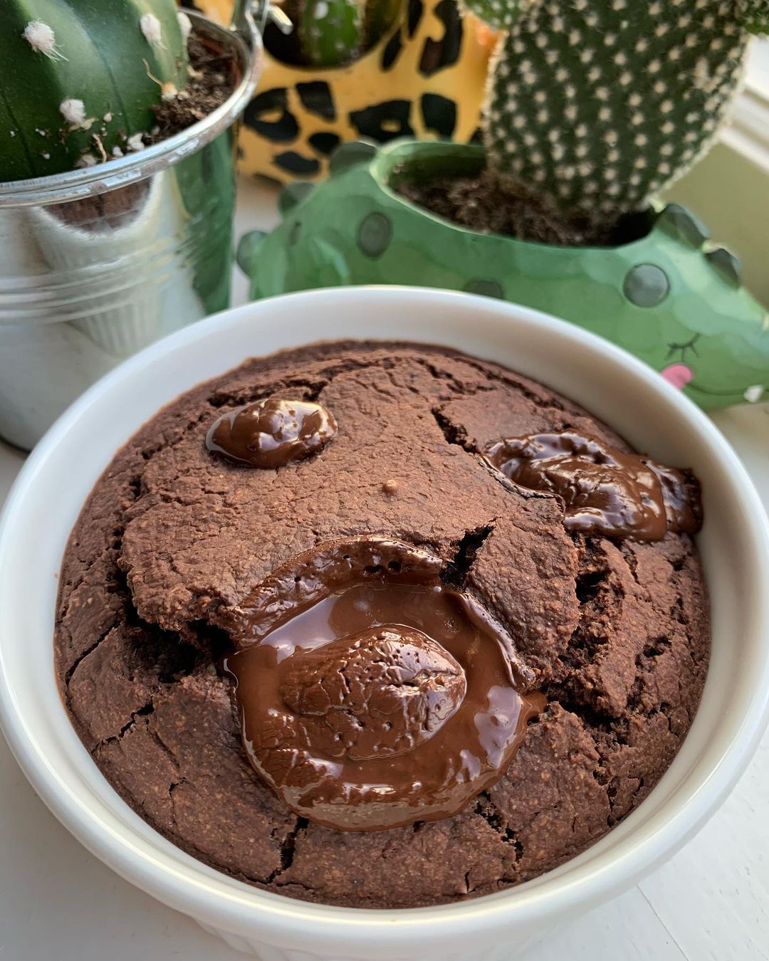 Vegan Chocolate Peanut Butter Baked Oats