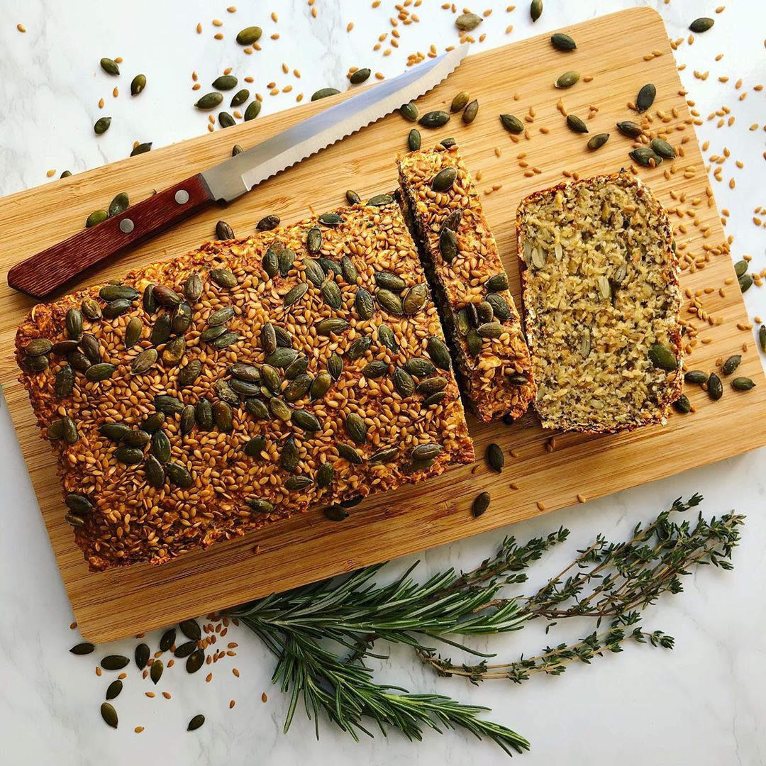 Hearty Savoury Oat Loaf with Mixed Seeds