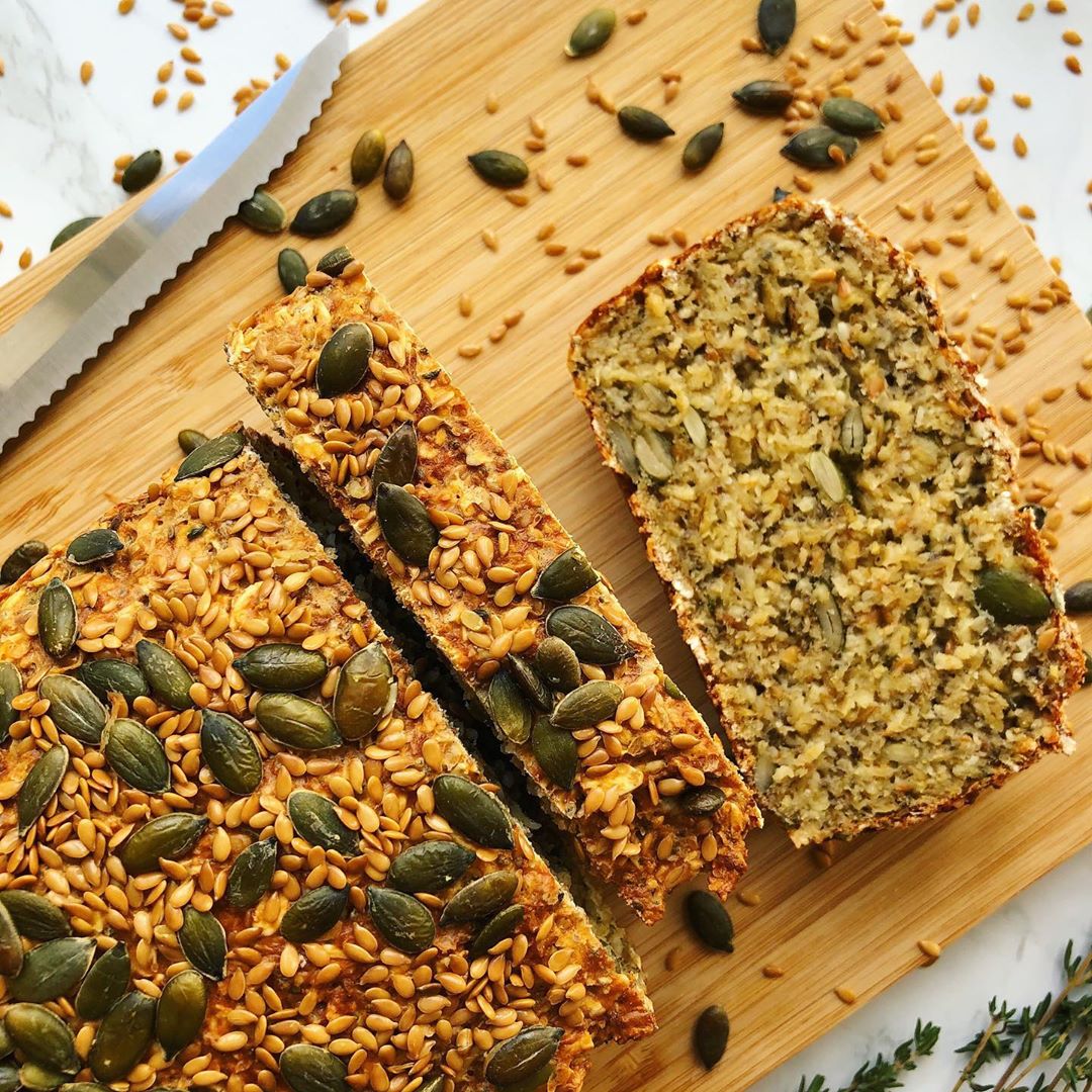 Hearty Savoury Oat Loaf with Mixed Seeds
