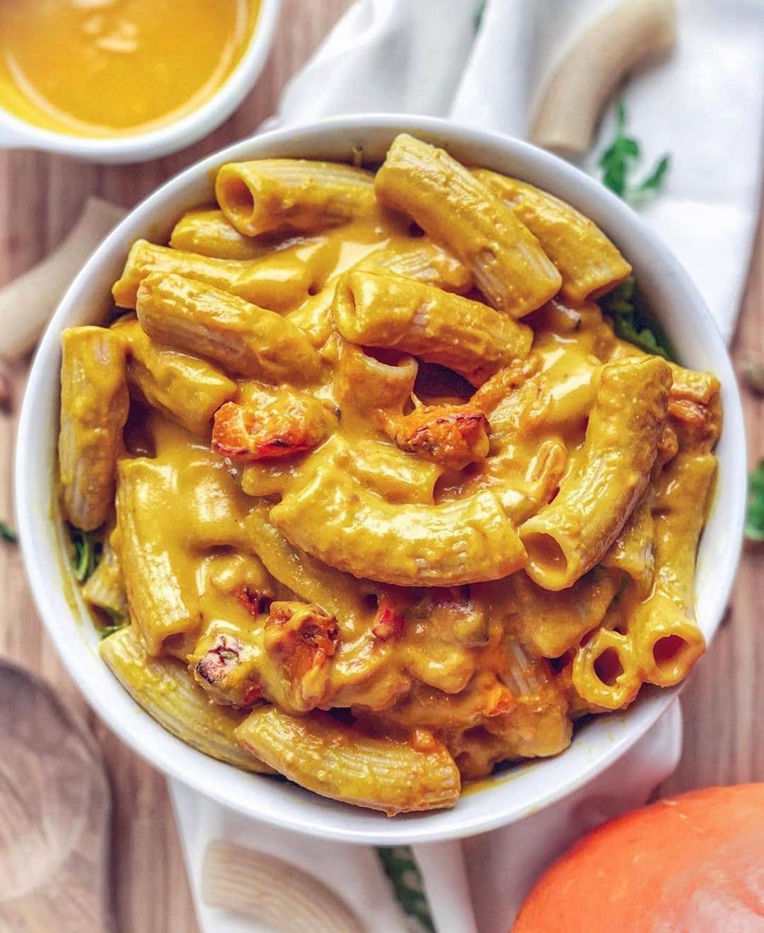 Lemon Pumpkin Mac and Cheese