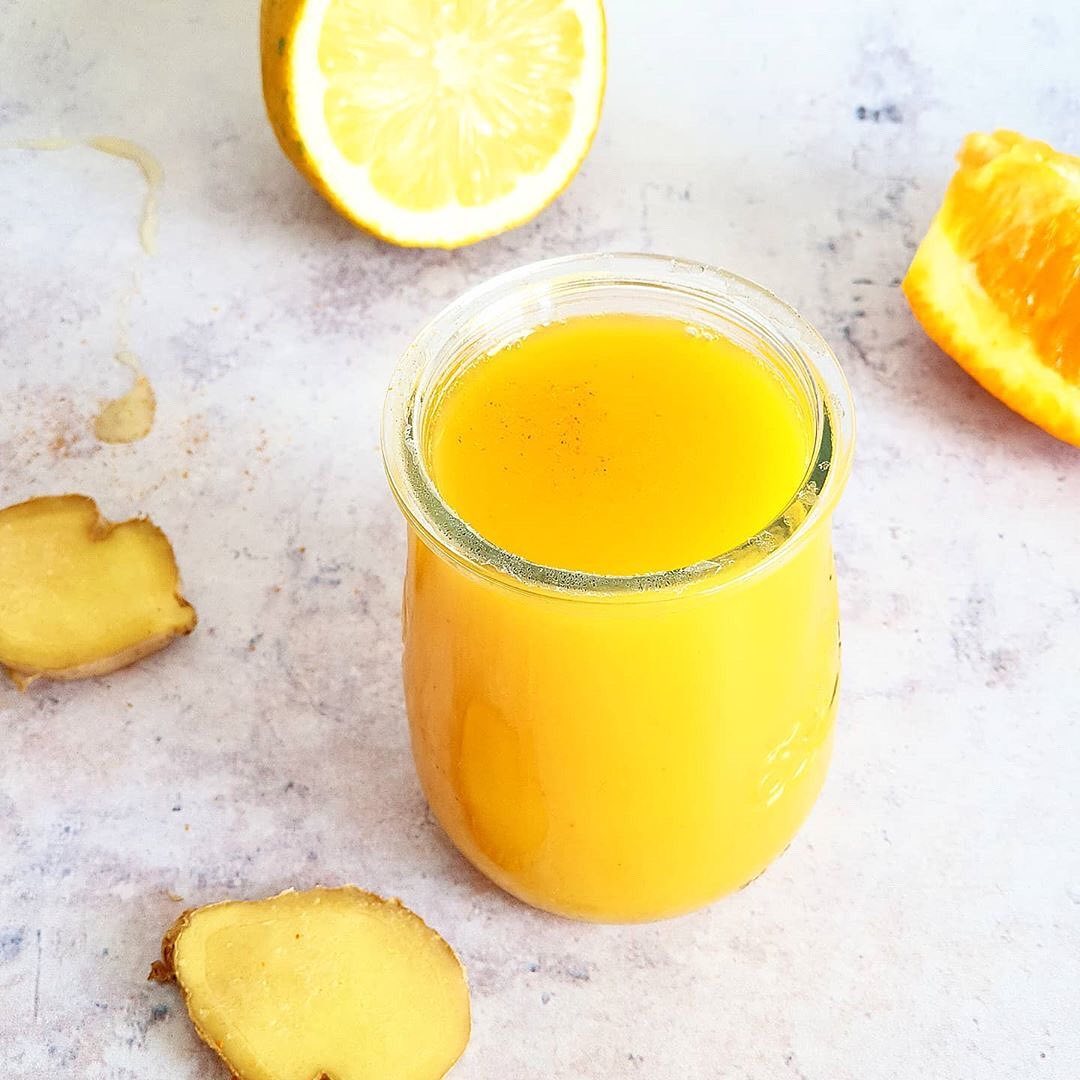 Immune Boosting Orange Ginger Honey Drink