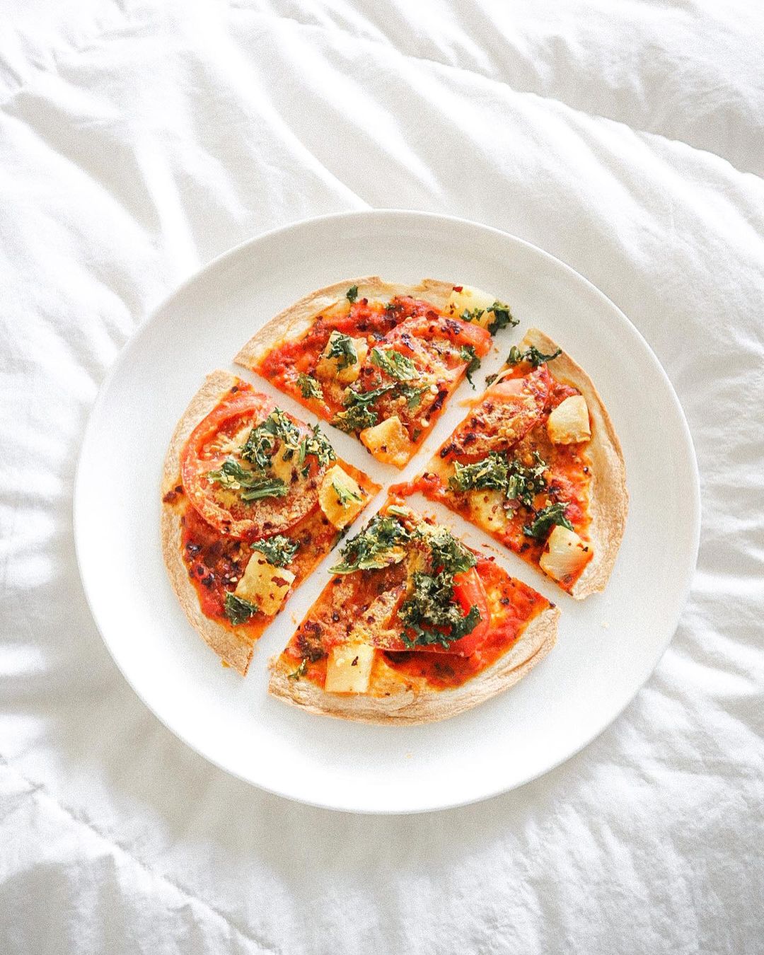 Quick and Easy Tortilla Pizza