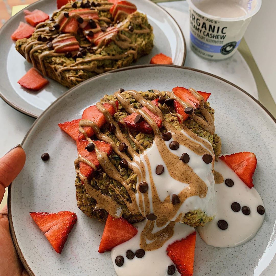 Vegan Zucchini Oatmeal Bakes