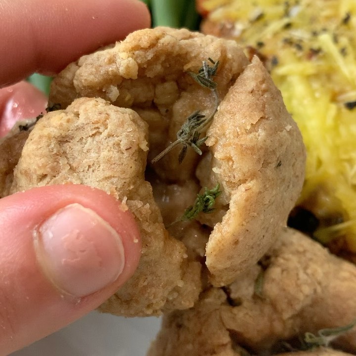 Homemade Vegan Courgette Lasagna with Garlic Butter Dough Balls