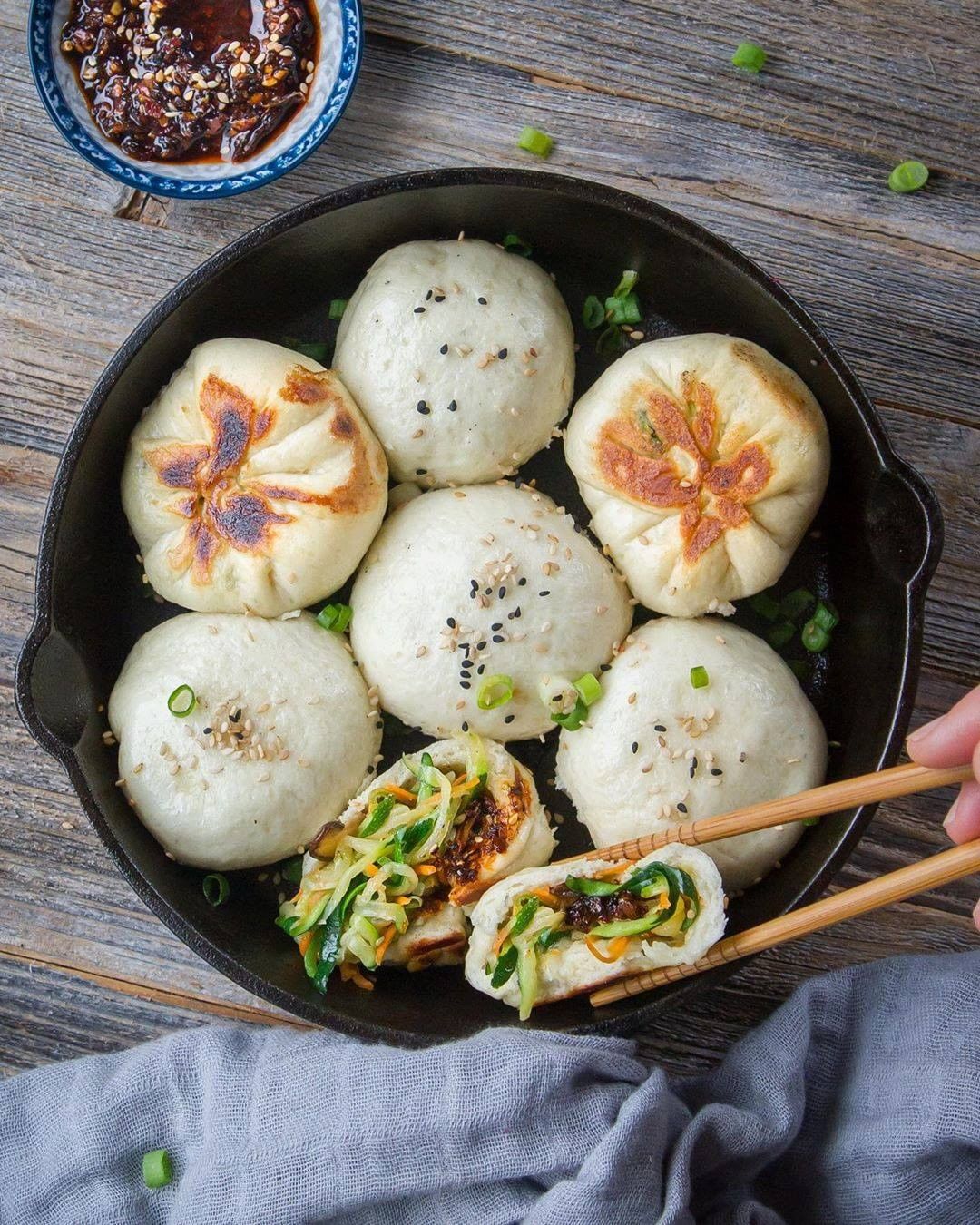 Pan-Fried Zucchini Buns