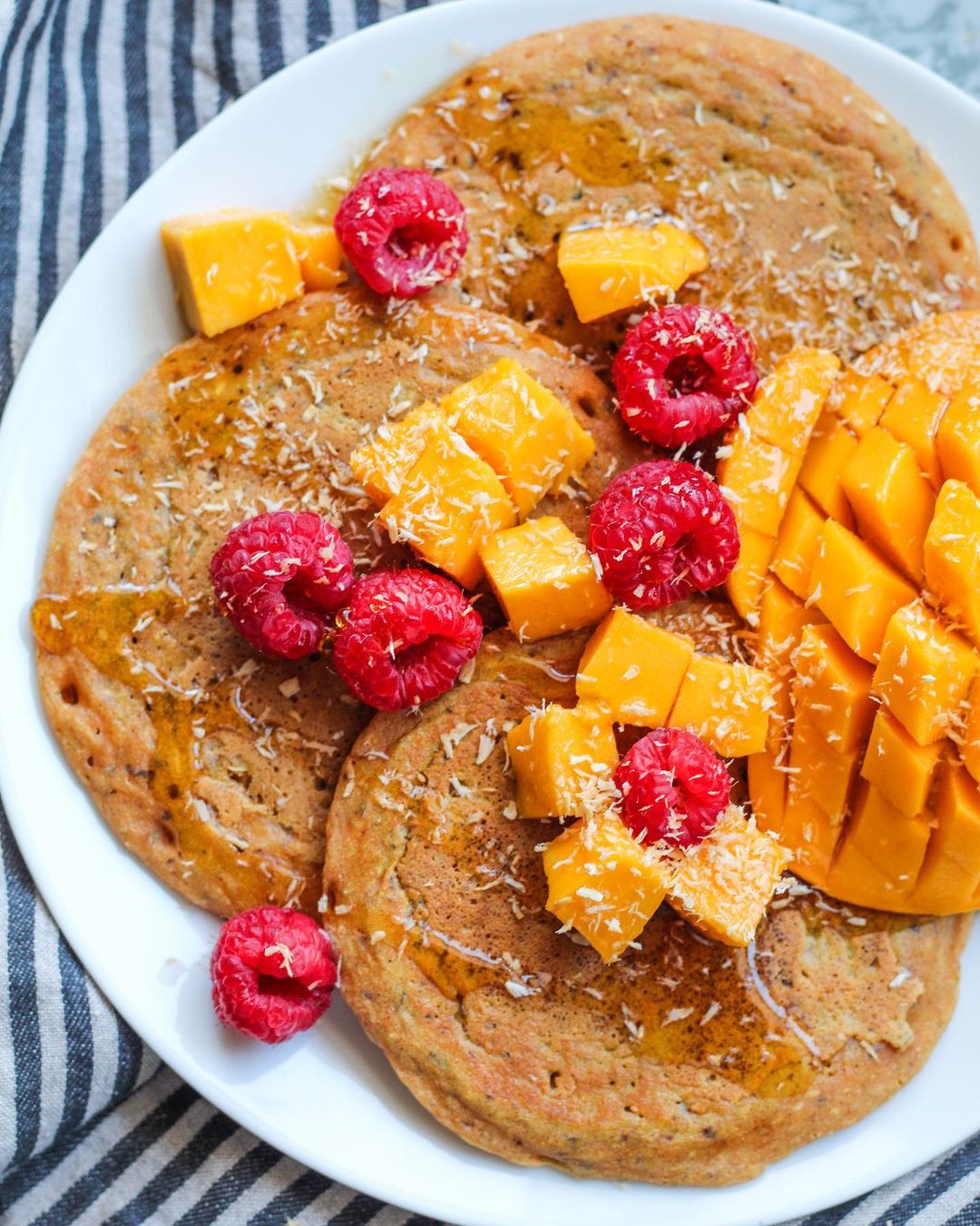 Coconut Cardamom Pancakes