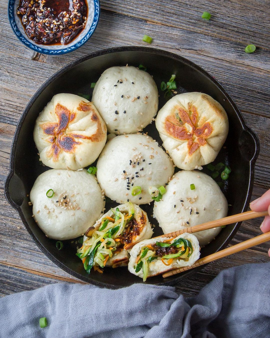 Pan-Fried Zucchini Buns