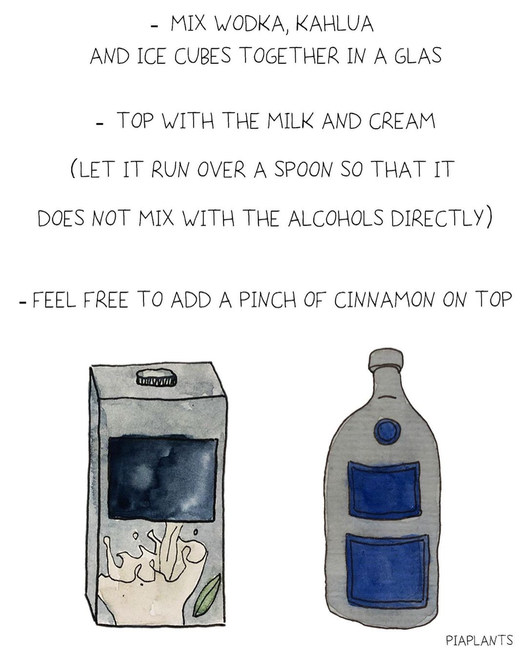 Easy Vegan White Russian Cocktail