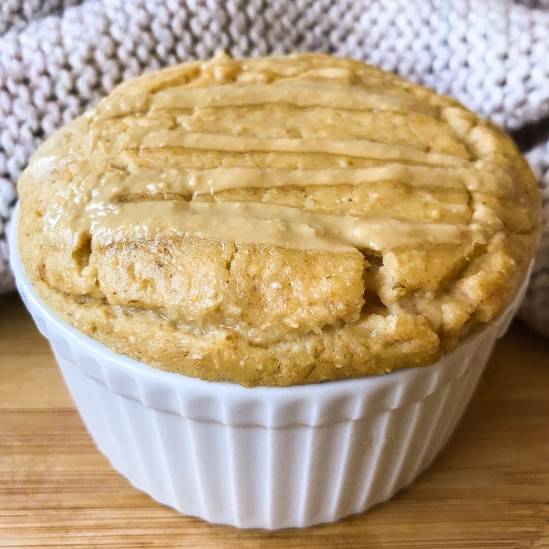 Peanut Butter and Jelly Lava Baked Oats