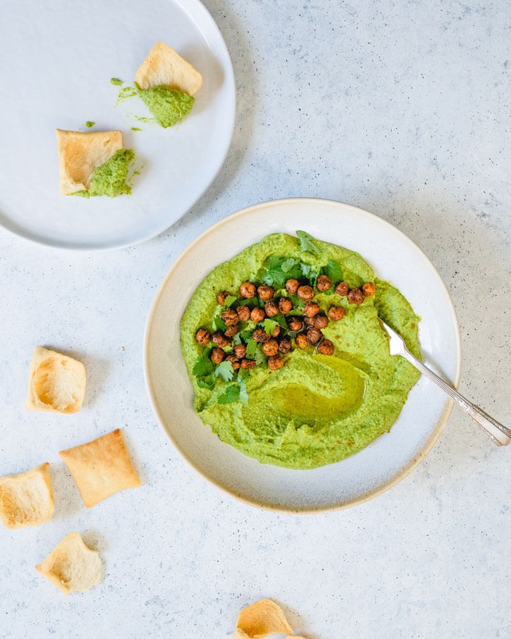 Spirulina Hummus Immune Boosting Snack