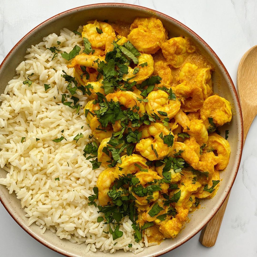 Easy Prawn Curry with Yoghurt and Spices