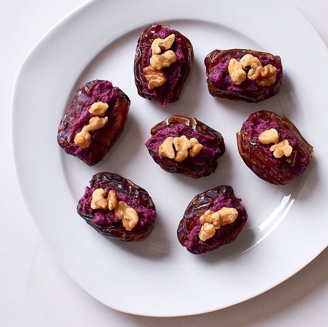 Stokes Purple Sweet Potato Stuffed Dates Snack