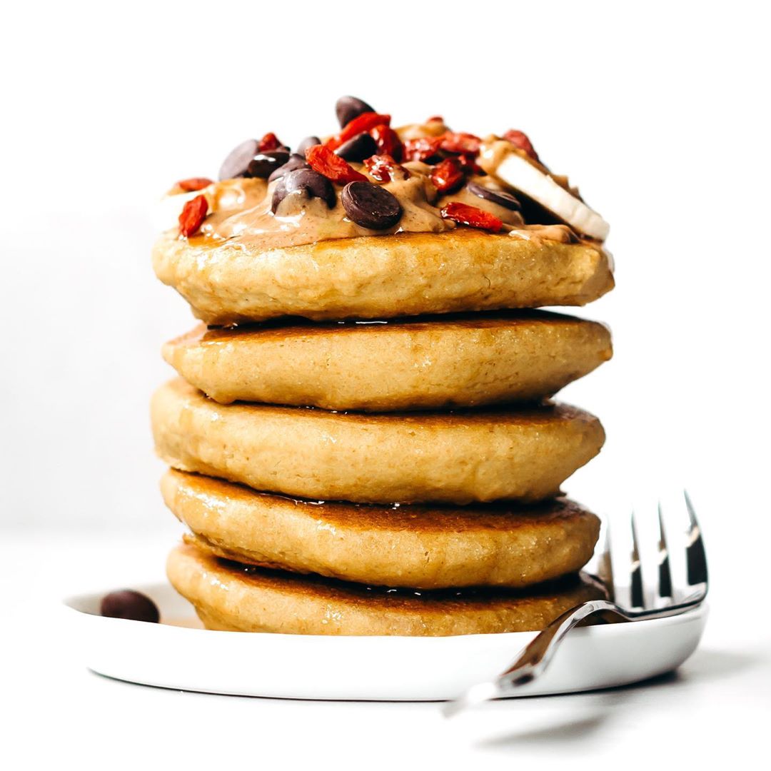 Fluffy Vegan Quinoa Pancakes for Breakfast