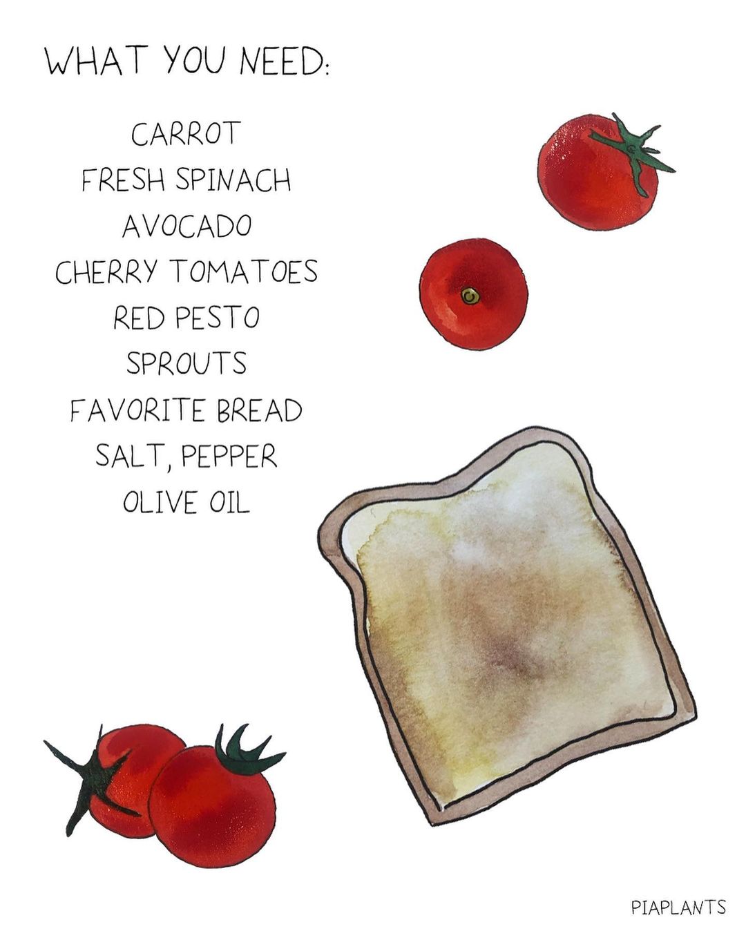 Colorful Veggie Sandwich with Avocado and Pesto