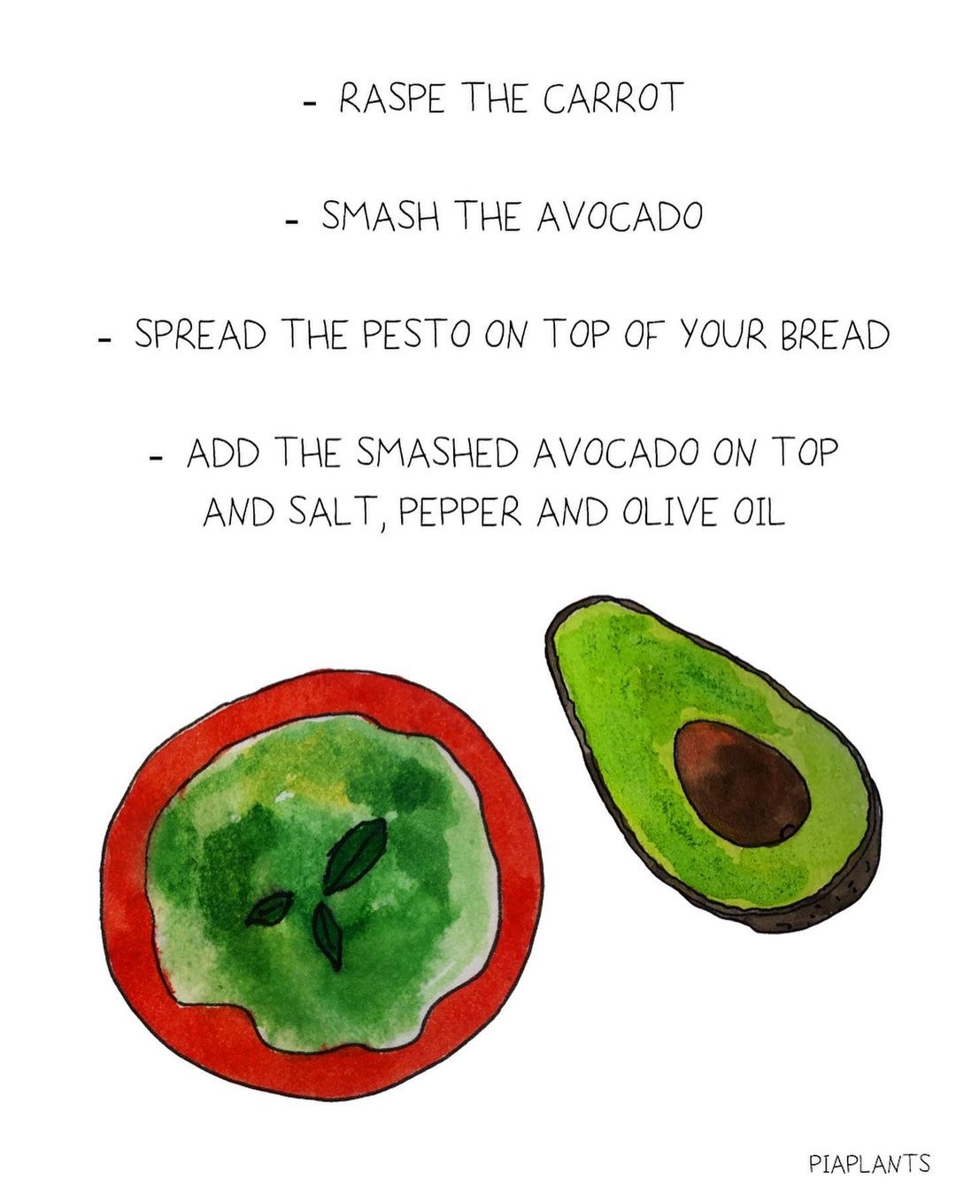 Colorful Veggie Sandwich with Avocado and Pesto