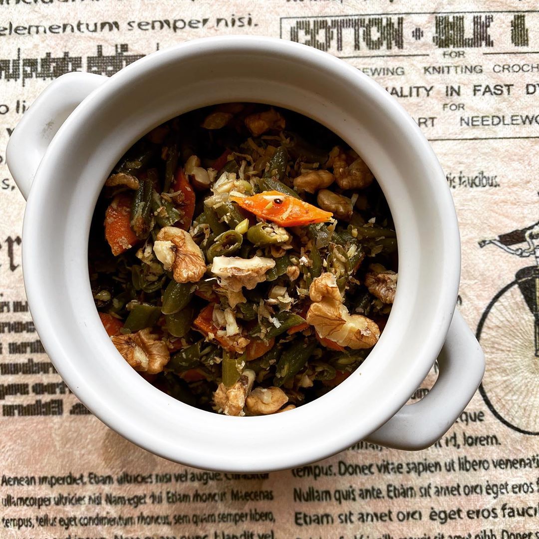 South Indian Vegetable Stir Fry with Coconut