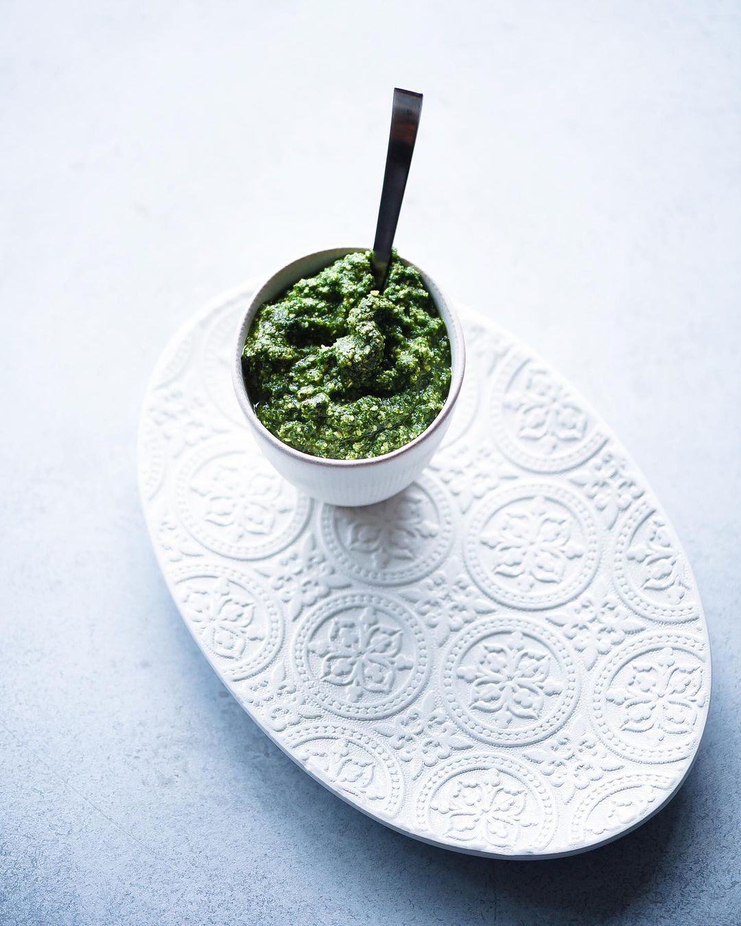 Spinach and Green Peas Pesto